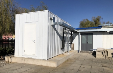 戶外集裝箱撬裝式儲能熱水機組1