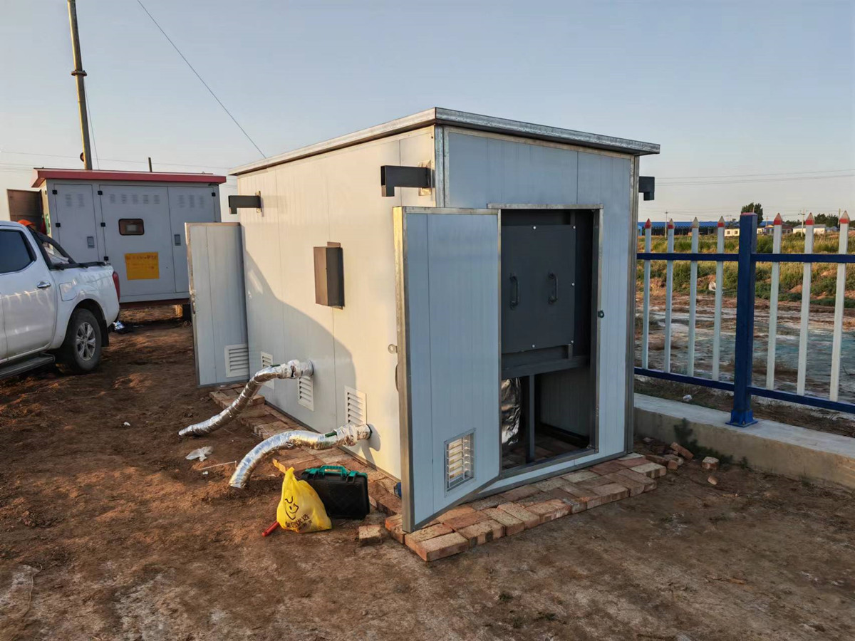 勝利油田油氣集輸加熱用小型集裝箱式固體電蓄熱熱水機組(圖2)